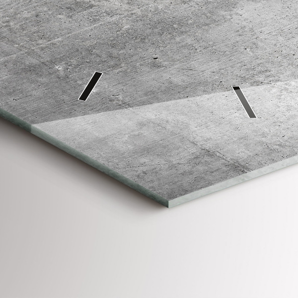 Horizontal wall clock Raw wall