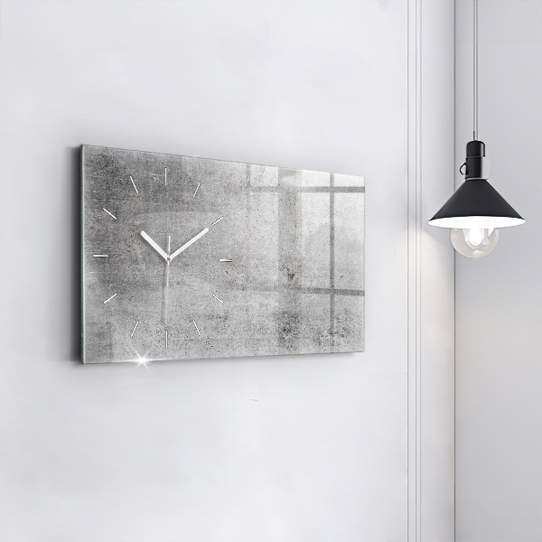 Horizontal wall clock Raw wall