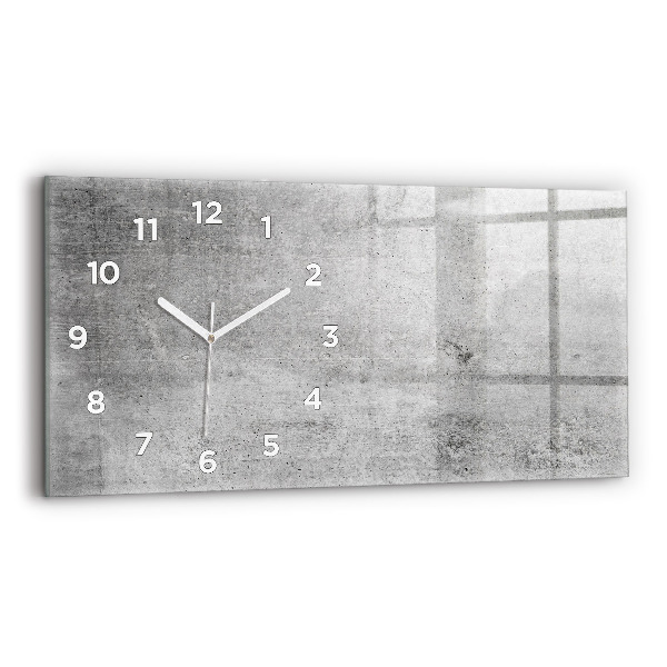 Horizontal wall clock Raw wall