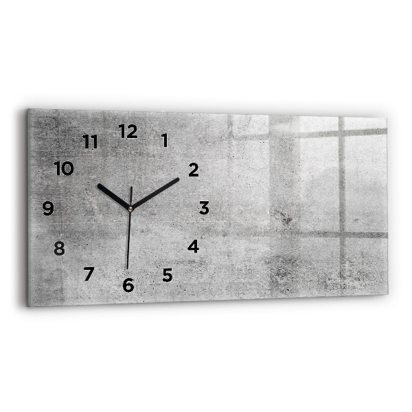 Horizontal wall clock Raw wall