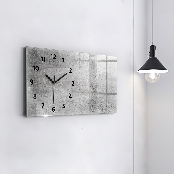 Horizontal wall clock Raw wall
