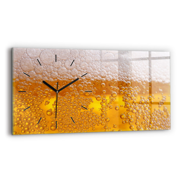 Horizontal wall clock Beer