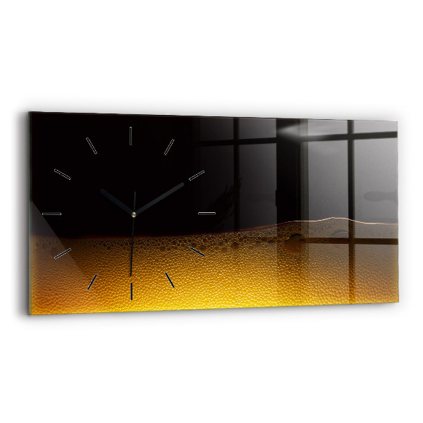 Horizontal wall clock Orange juice