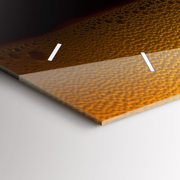 Horizontal wall clock Orange juice