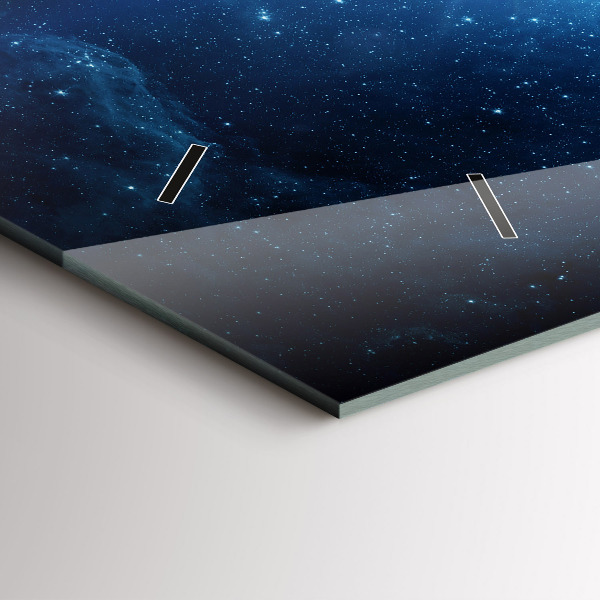 Horizontal wall clock Earth and Galaxy – NASA