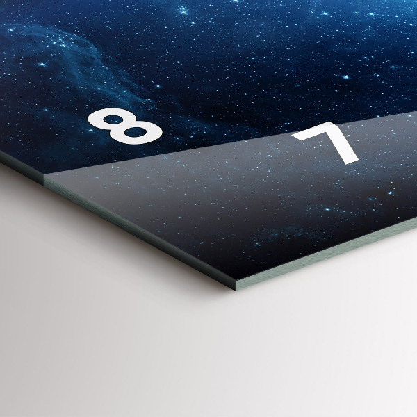 Horizontal wall clock Earth and Galaxy – NASA