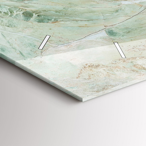 Horizontal wall clock Marble Stone Texture