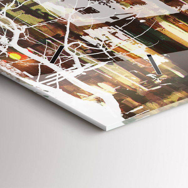 Horizontal wall clock New York City