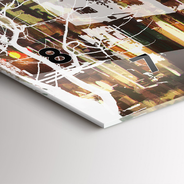 Horizontal wall clock New York City