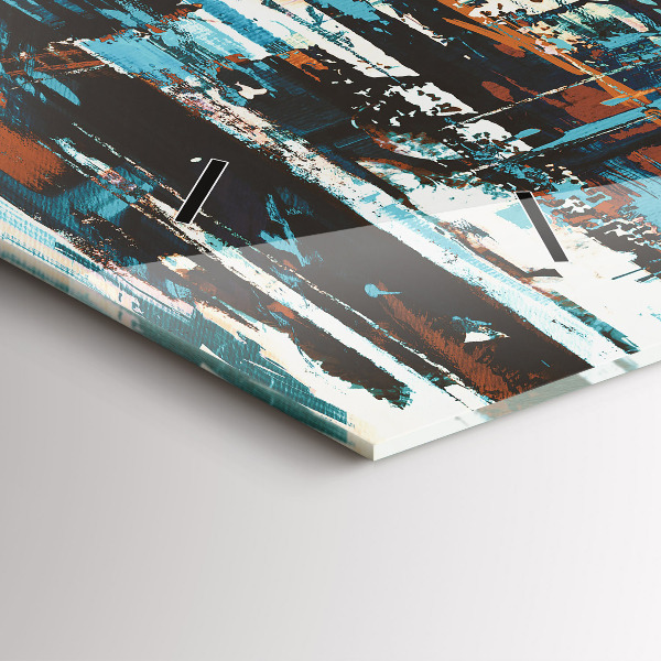 Horizontal wall clock Street Art