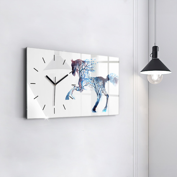 Horizontal wall clock Animal Nature Altruism