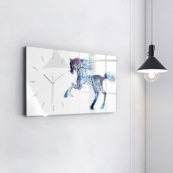 Horizontal wall clock Animal Nature Altruism