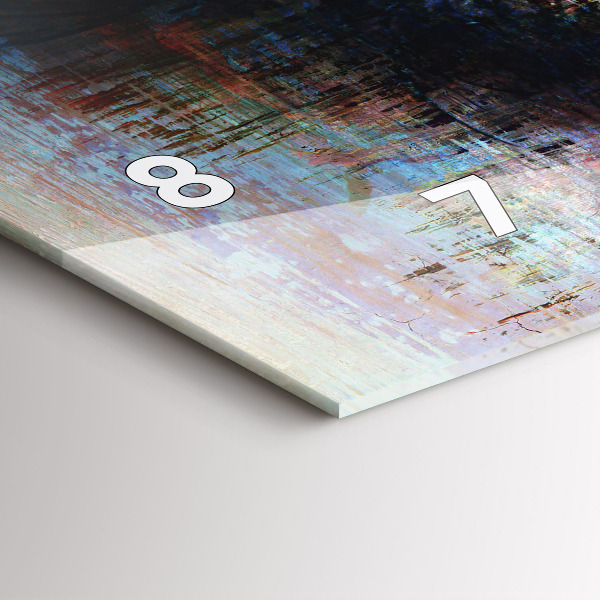 Horizontal wall clock Street Art Eye