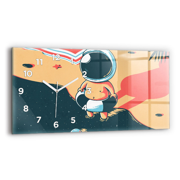 Horizontal wall clock Children's imagination