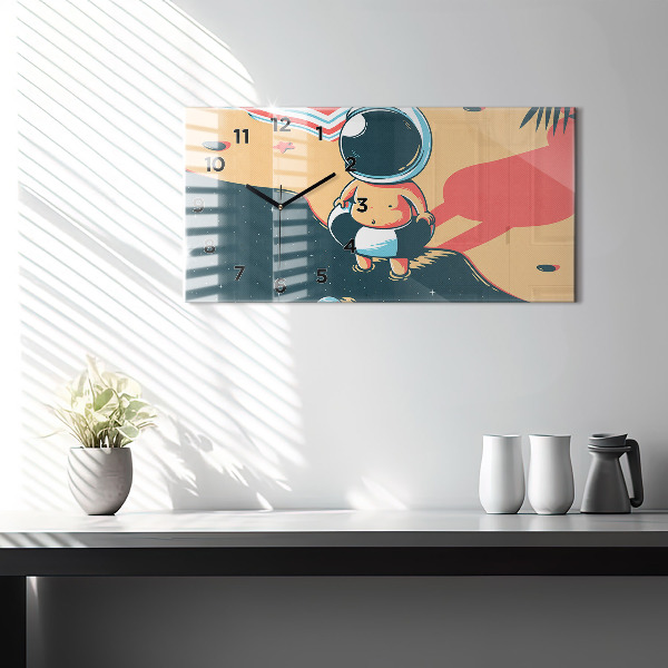 Horizontal wall clock Children's imagination