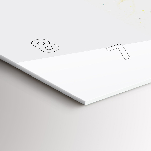 Horizontal wall clock Portrait of a Mysterious Woman