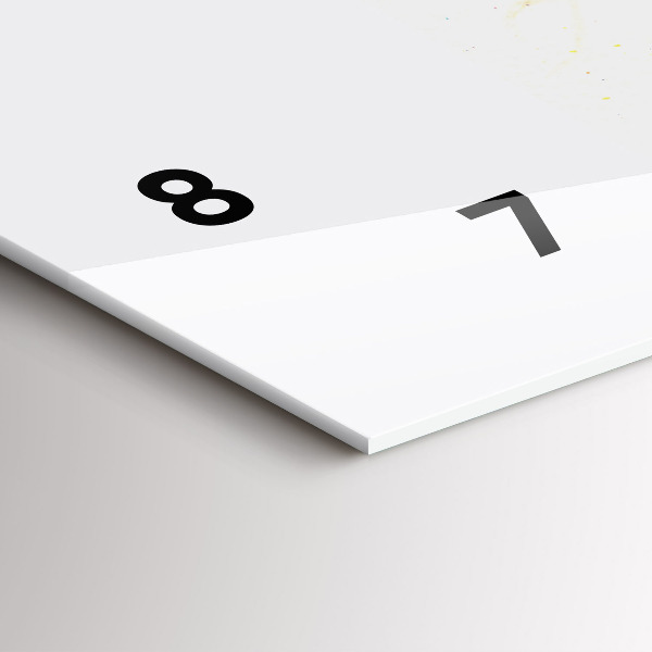 Horizontal wall clock Portrait of a Mysterious Woman