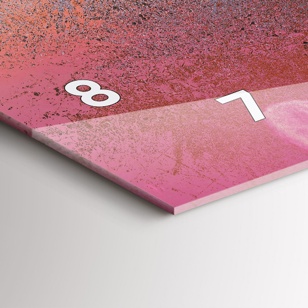 Horizontal wall clock Cyberspace