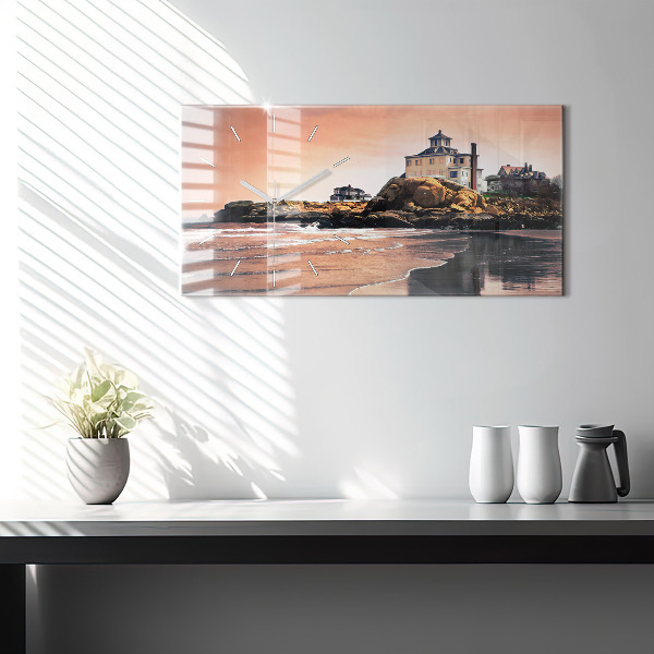 Horizontal wall clock Sherman Coast