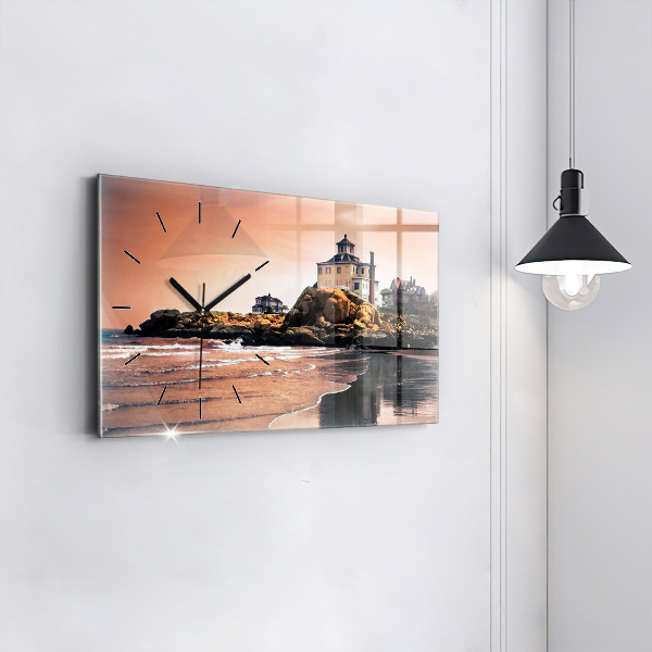 Horizontal wall clock Sherman Coast