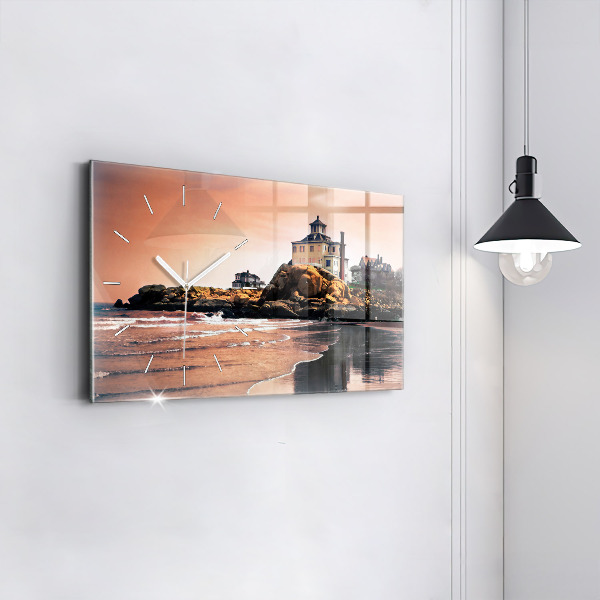 Horizontal wall clock Sherman Coast