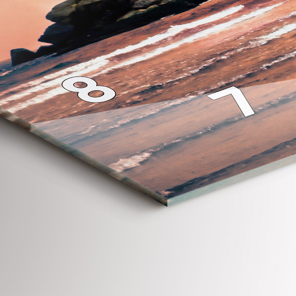 Horizontal wall clock Sherman Coast