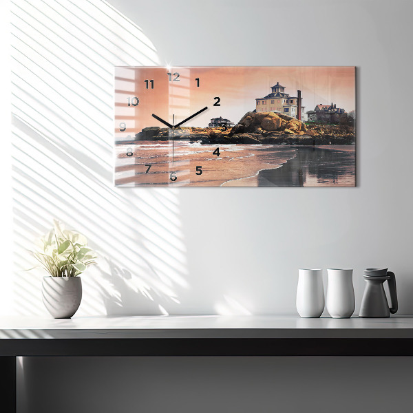 Horizontal wall clock Sherman Coast