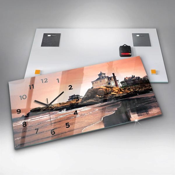 Horizontal wall clock Sherman Coast