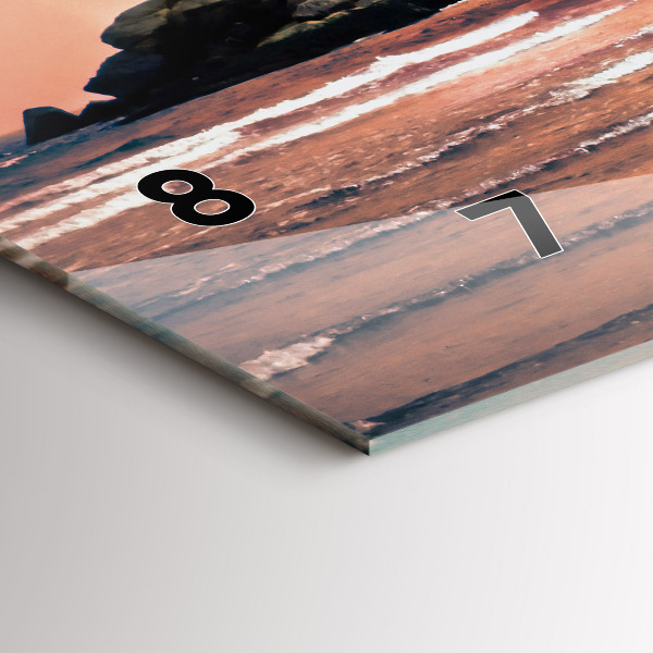 Horizontal wall clock Sherman Coast