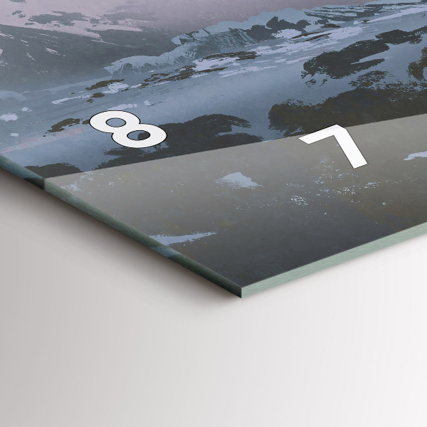 Horizontal wall clock Astronauts Milky Way