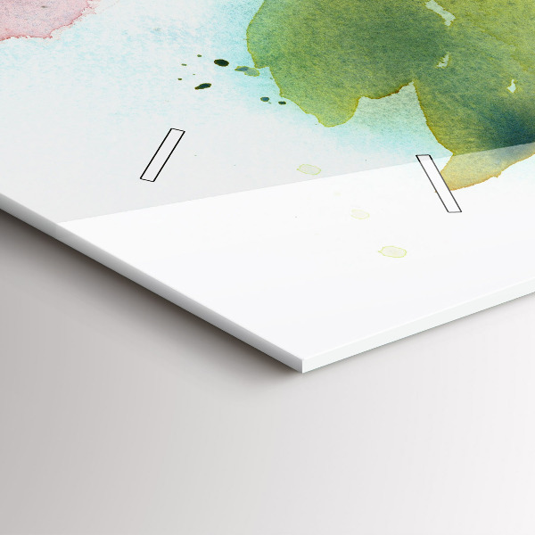 Horizontal wall clock Visualization of Nature