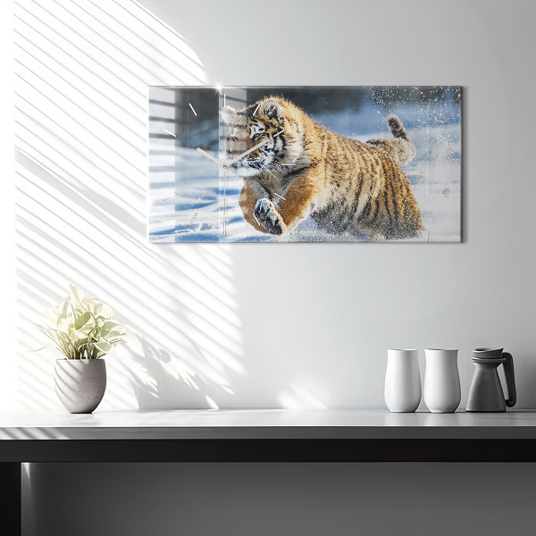 Horizontal wall clock A Brave Step Forward