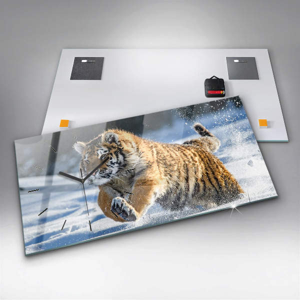 Horizontal wall clock A Brave Step Forward