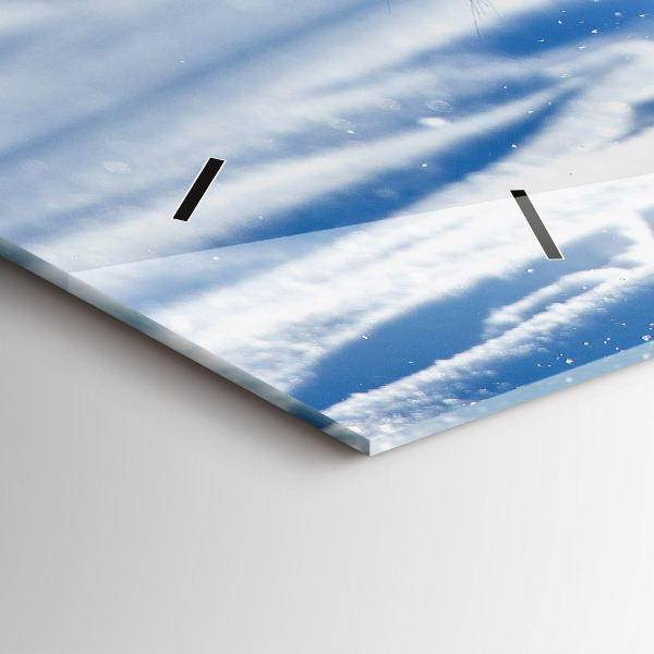 Horizontal wall clock A Brave Step Forward