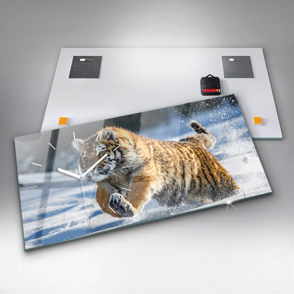 Horizontal wall clock A Brave Step Forward