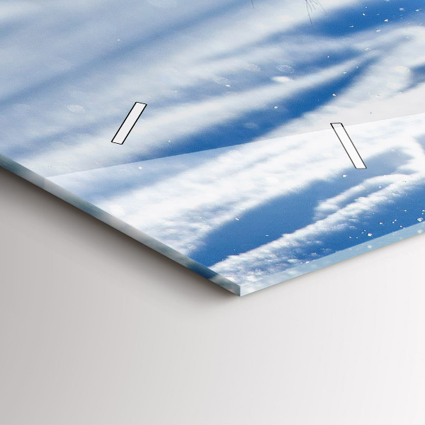 Horizontal wall clock A Brave Step Forward