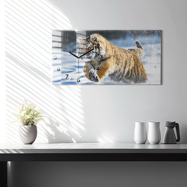 Horizontal wall clock A Brave Step Forward