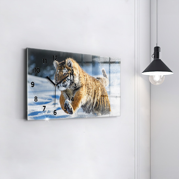 Horizontal wall clock A Brave Step Forward