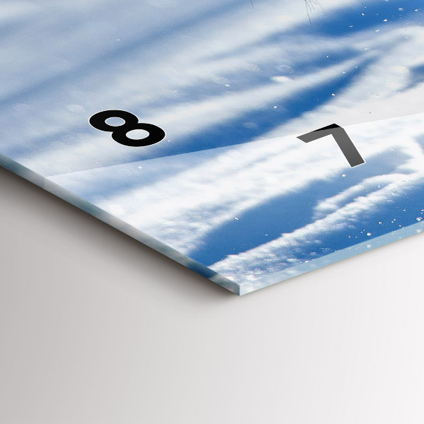 Horizontal wall clock A Brave Step Forward