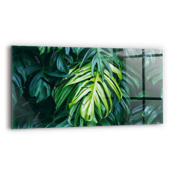 Horizontal wall clock The Tropical Side of Nature