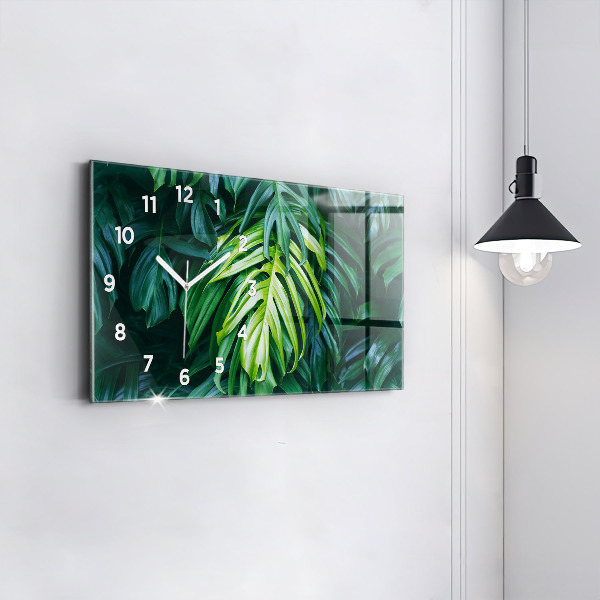 Horizontal wall clock The Tropical Side of Nature