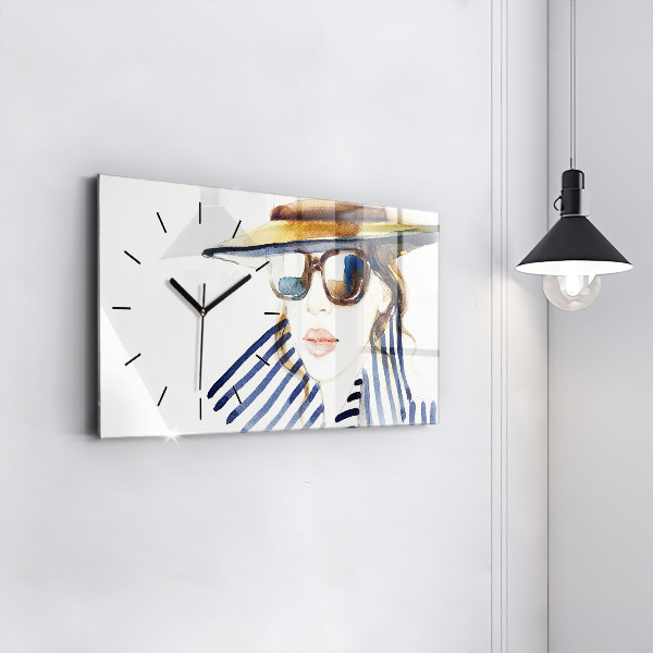 Horizontal wall clock Last Days of Vacation Fashion