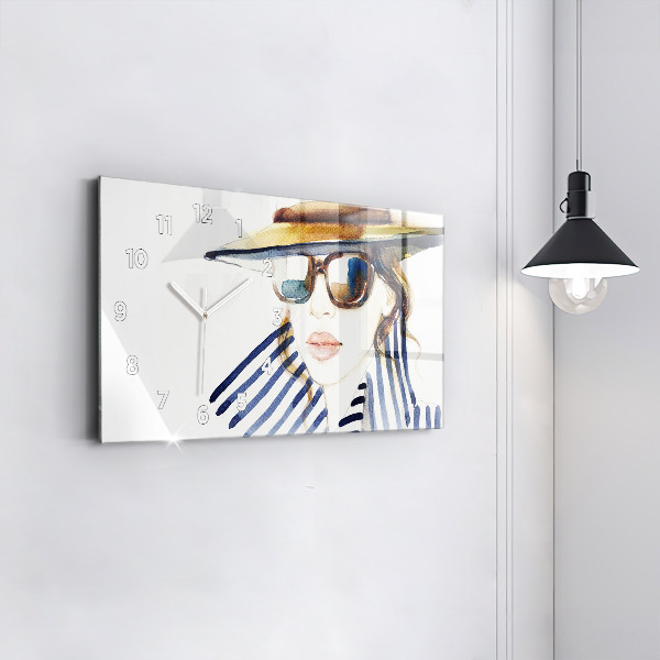 Horizontal wall clock Last Days of Vacation Fashion