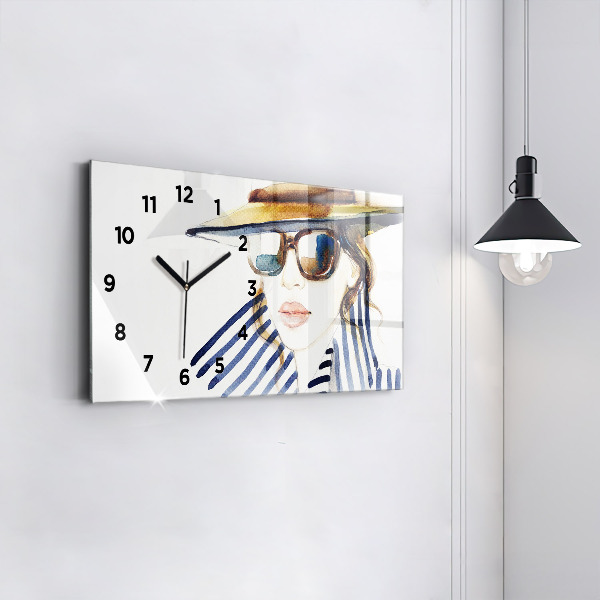 Horizontal wall clock Last Days of Vacation Fashion
