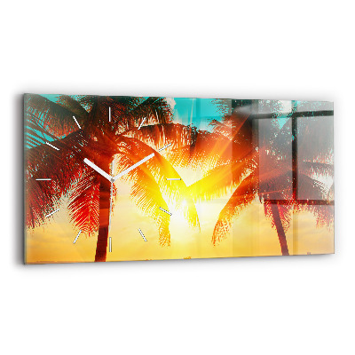 Horizontal wall clock Holidays Relaxation Summer
