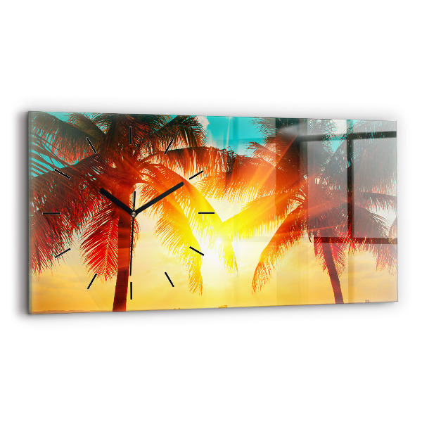 Horizontal wall clock Holidays Relaxation Summer