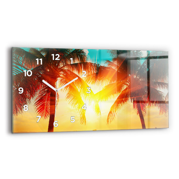 Horizontal wall clock Holidays Relaxation Summer