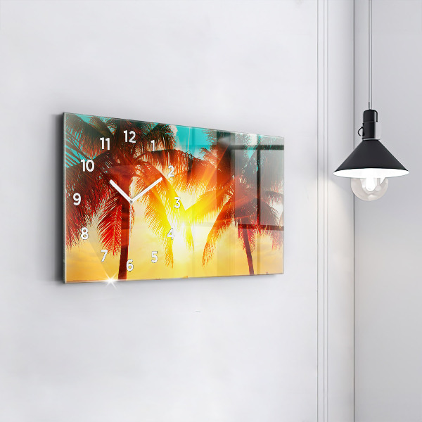 Horizontal wall clock Holidays Relaxation Summer