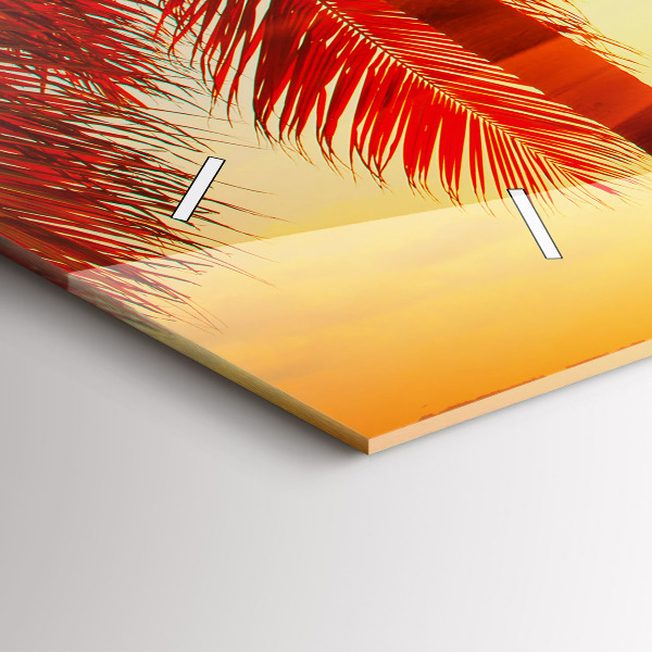 Horizontal wall clock Holidays Relaxation Summer