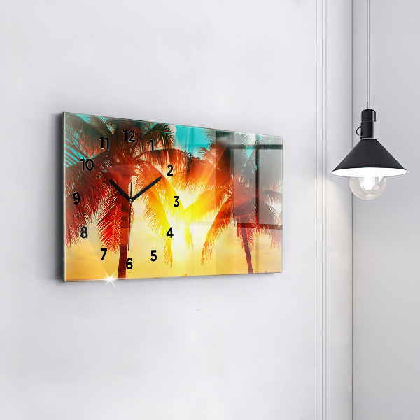 Horizontal wall clock Holidays Relaxation Summer